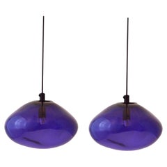 Set of 2 Starglow Violet Pendants by Eloa
