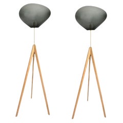 Ensemble de 2 lampadaires Stati x Silver Smoke d'Eloa