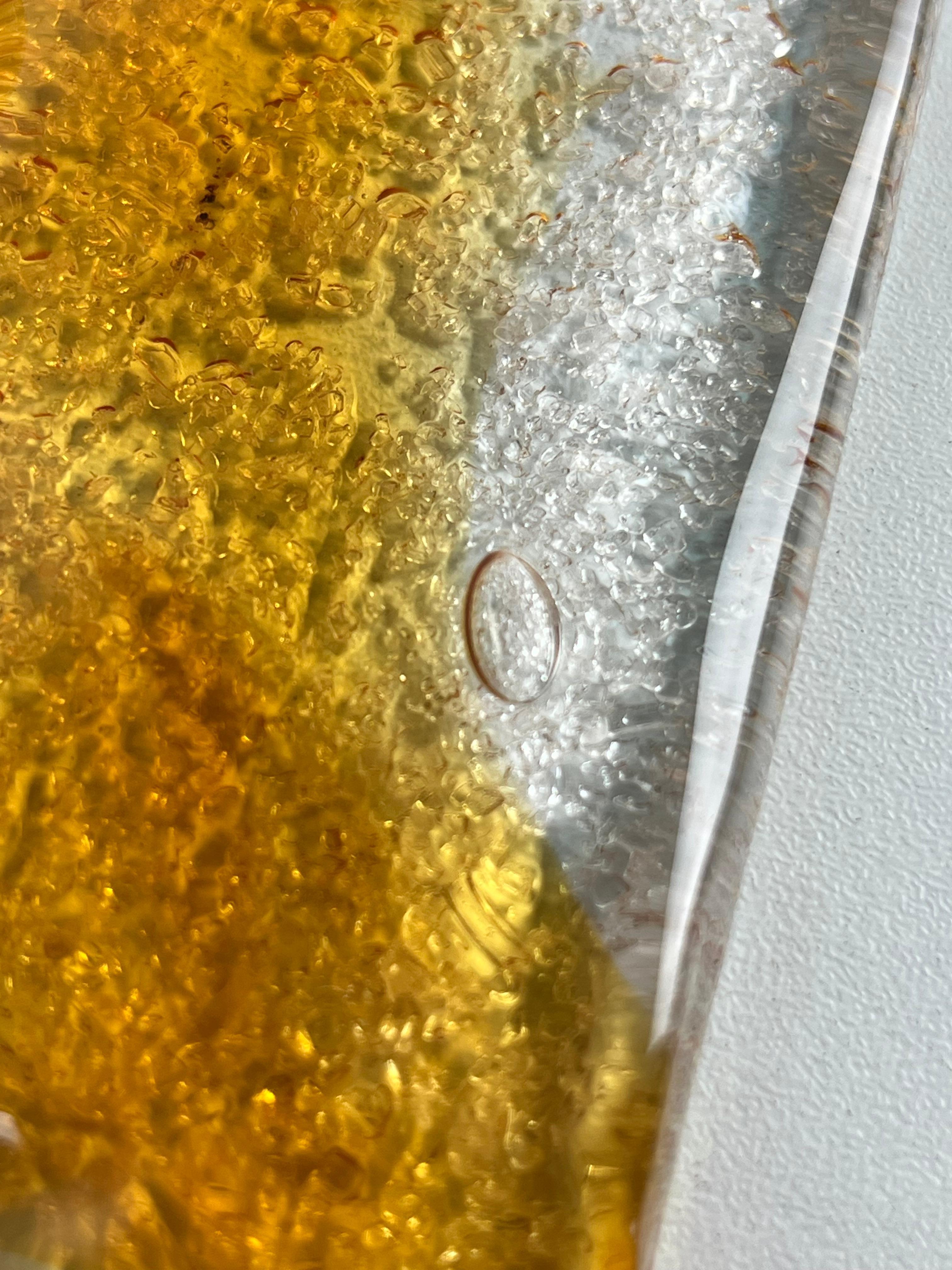 Ensemble de 2 appliques en acier et verre de Murano attribuées à Toni Zuccheri en vente 5