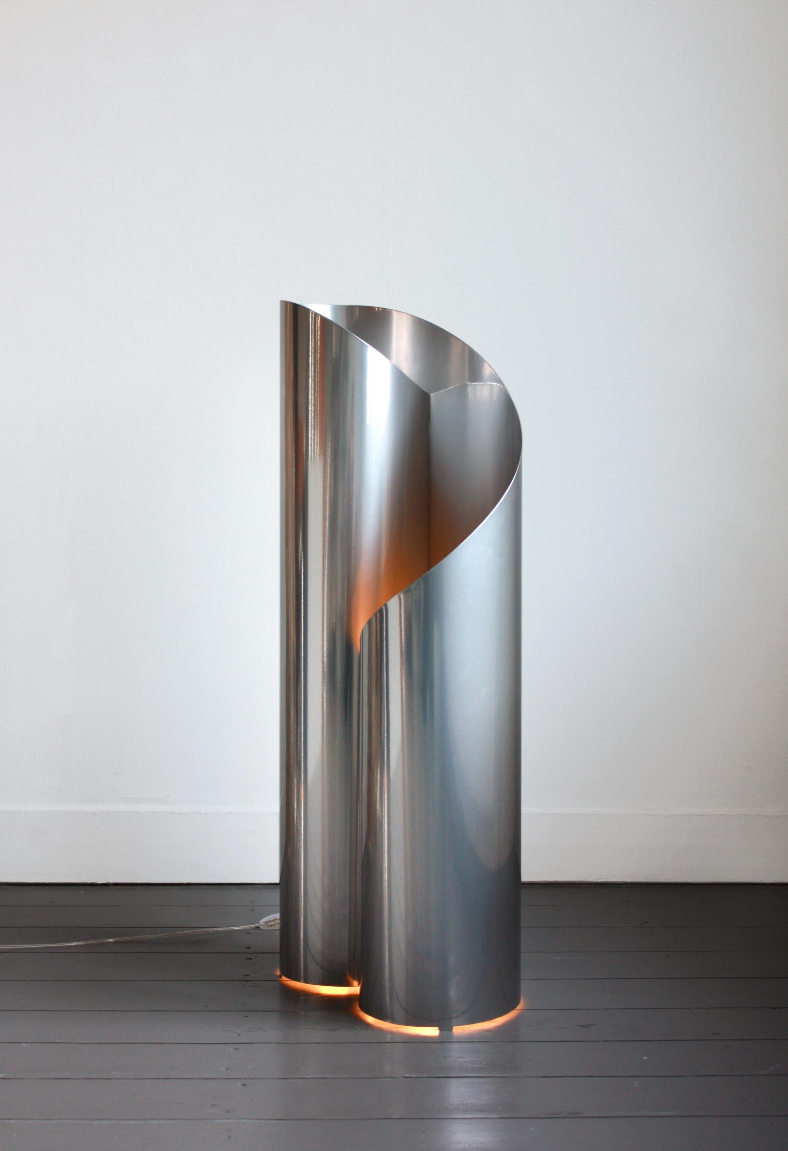 Modern Set of 2 Steel Fold Lamps by Maria Tyakina