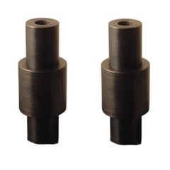 Set of 2 Steel One Candleholders by Radu Abraham