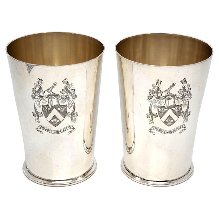 Set of 2 Sterling Silver Ahrendt Kautzman for BrandChatillon Co