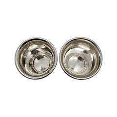 Set aus 2 Kiddush-Töpfen aus Sterlingsilber (B)