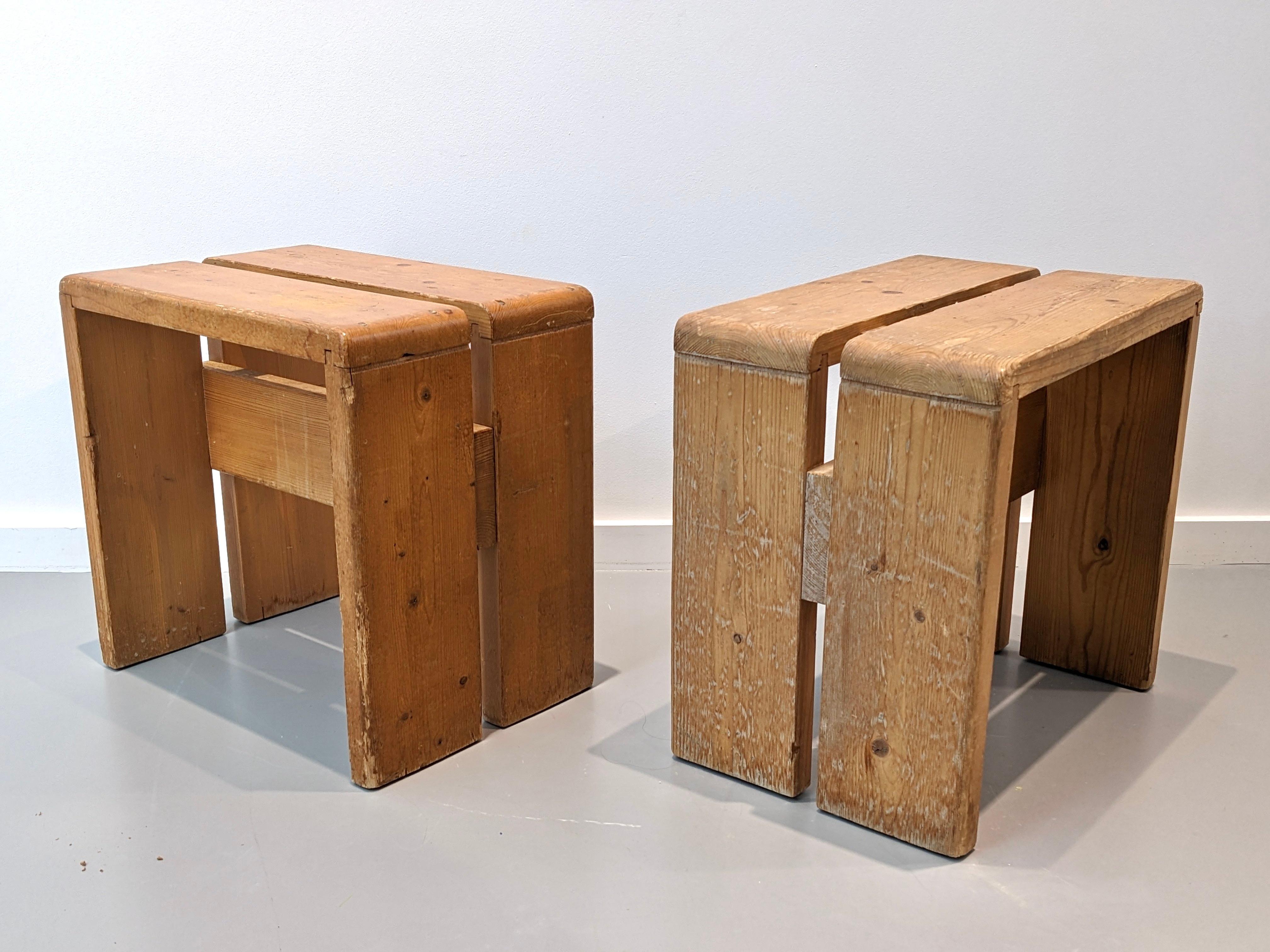 Mid-20th Century Set of 2 Stools for the 