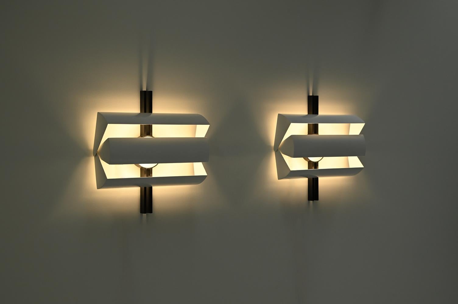 Set di 2 lampade da parete Stria di Ernesto Gismondi per Artemide, anni '80. in vendita 1