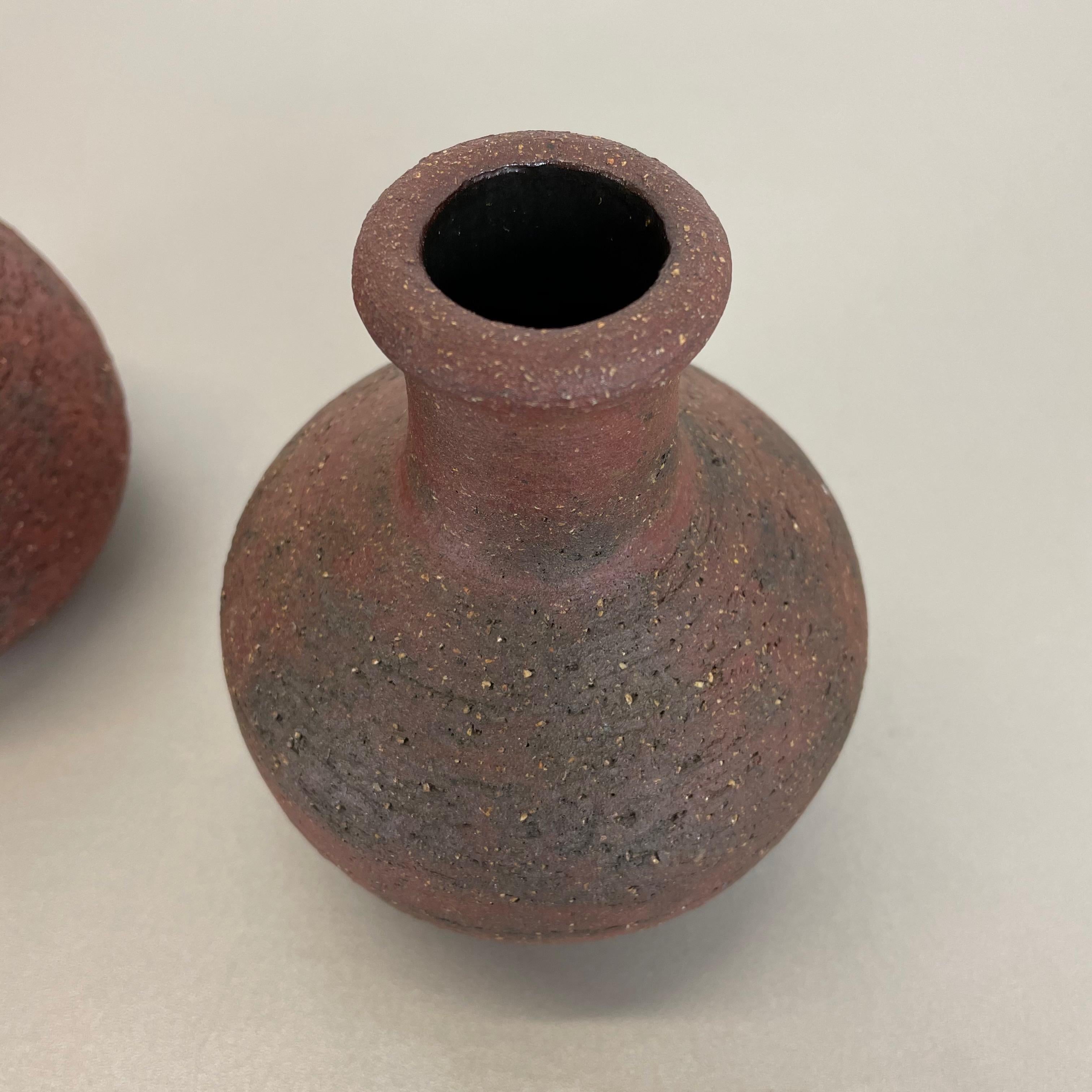 Set of 2 Studio Pottery Sculptural Objects Gerhard Liebenthron, Germany, 1970s For Sale 9