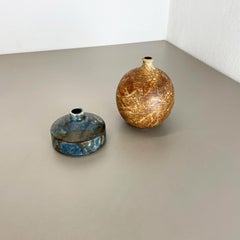 Satz von 2 Studio Pottery Skulpturale Objekte Gerhard Liebenthron, Deutschland, 1970er Jahre