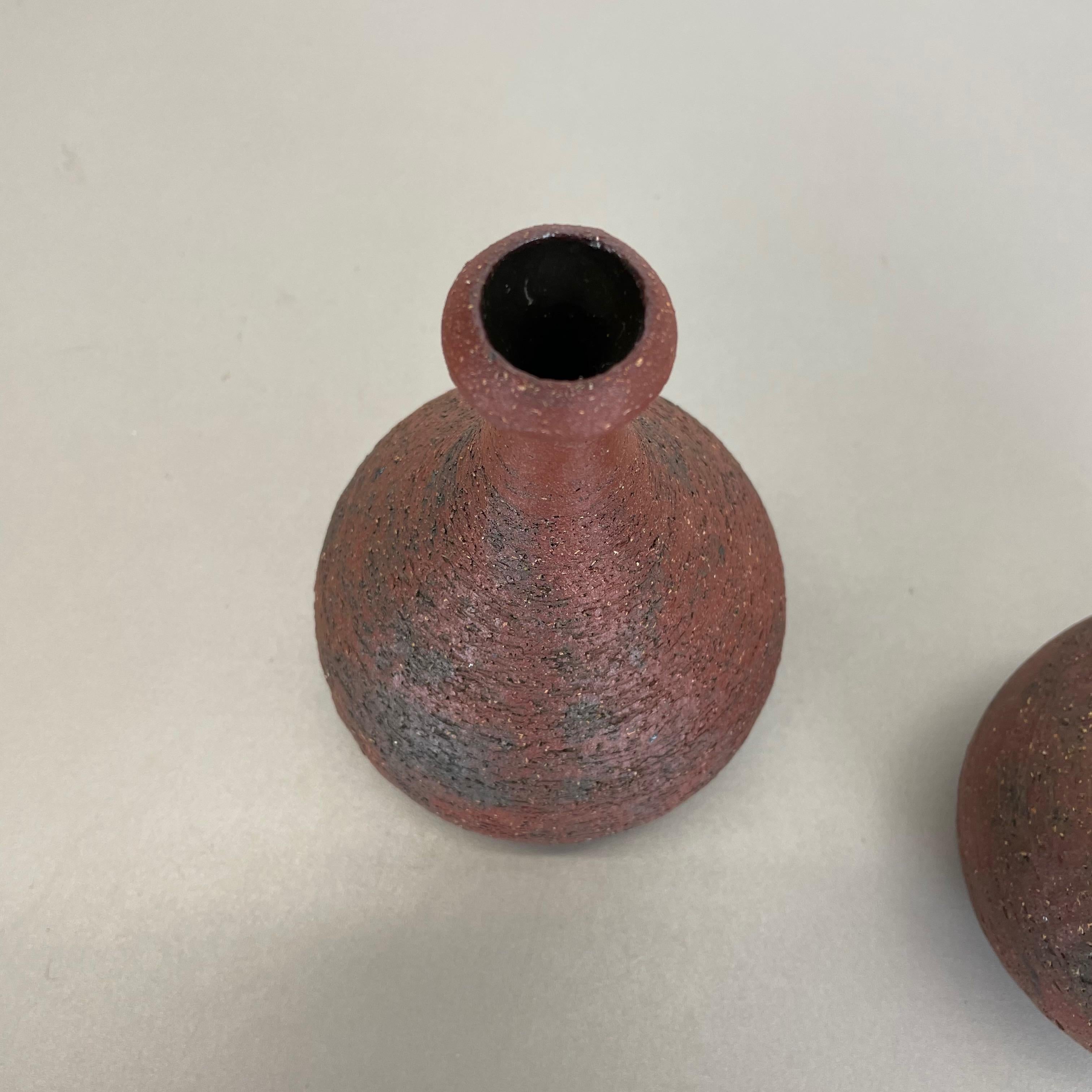 Set of 2 Studio Pottery Sculptural Objects Gerhard Liebenthron, Germany, 1970s For Sale 4