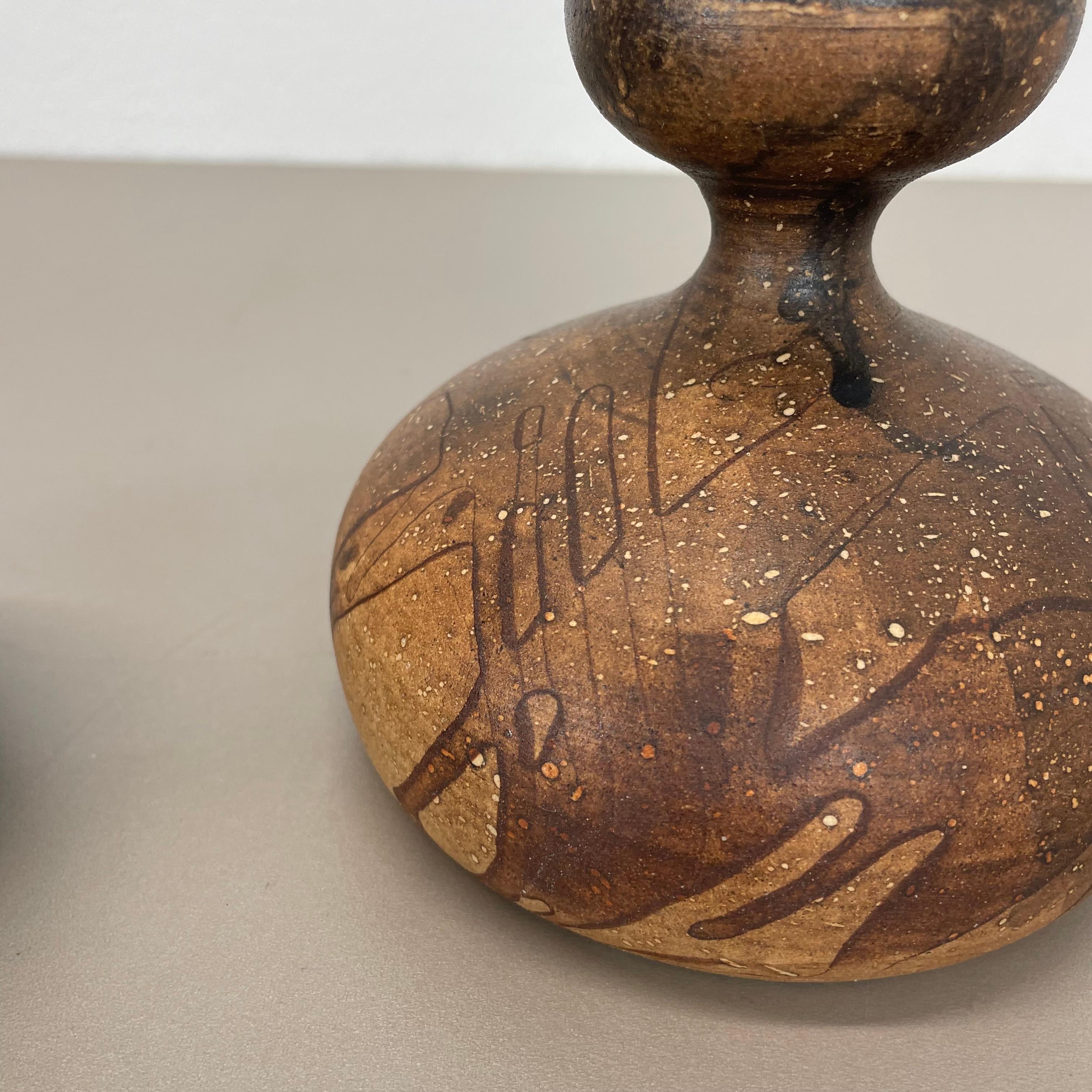 Satz von 2 Studio Pottery Skulpturale Objekte Gerhard Liebenthron, Deutschland, 1980er Jahre im Angebot 5