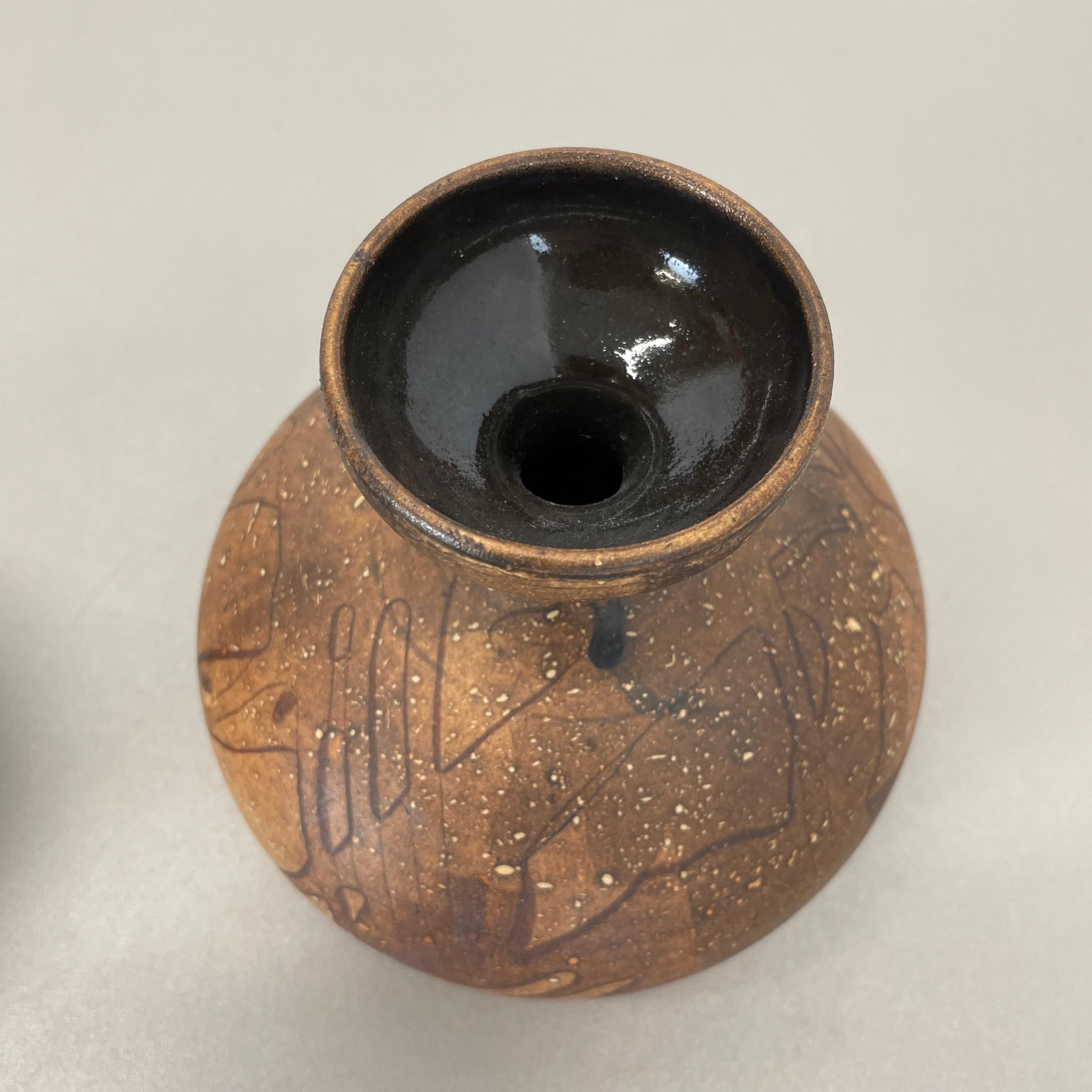 Satz von 2 Studio Pottery Skulpturale Objekte Gerhard Liebenthron, Deutschland, 1980er Jahre im Angebot 7