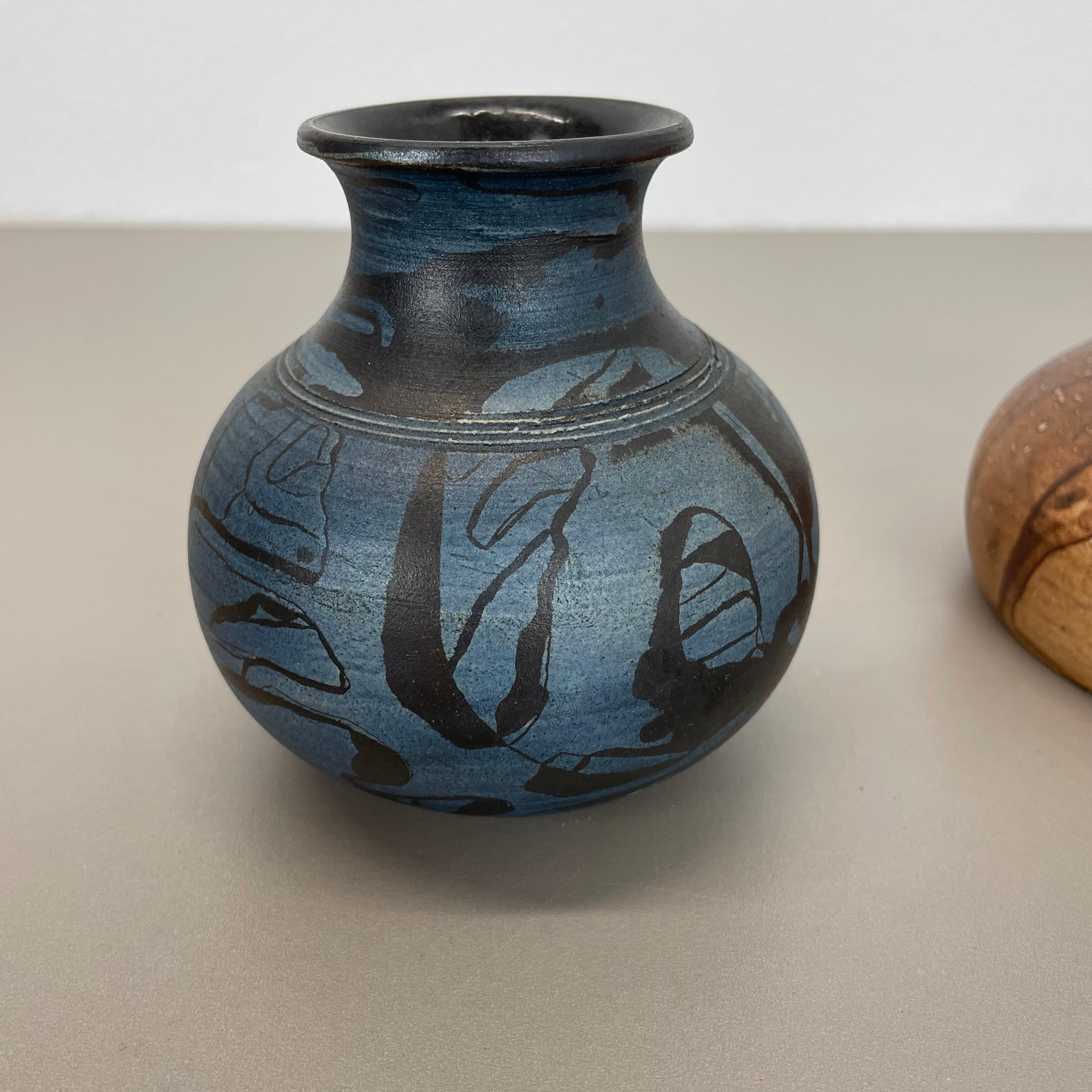 Satz von 2 Studio Pottery Skulpturale Objekte Gerhard Liebenthron, Deutschland, 1980er Jahre (20. Jahrhundert) im Angebot