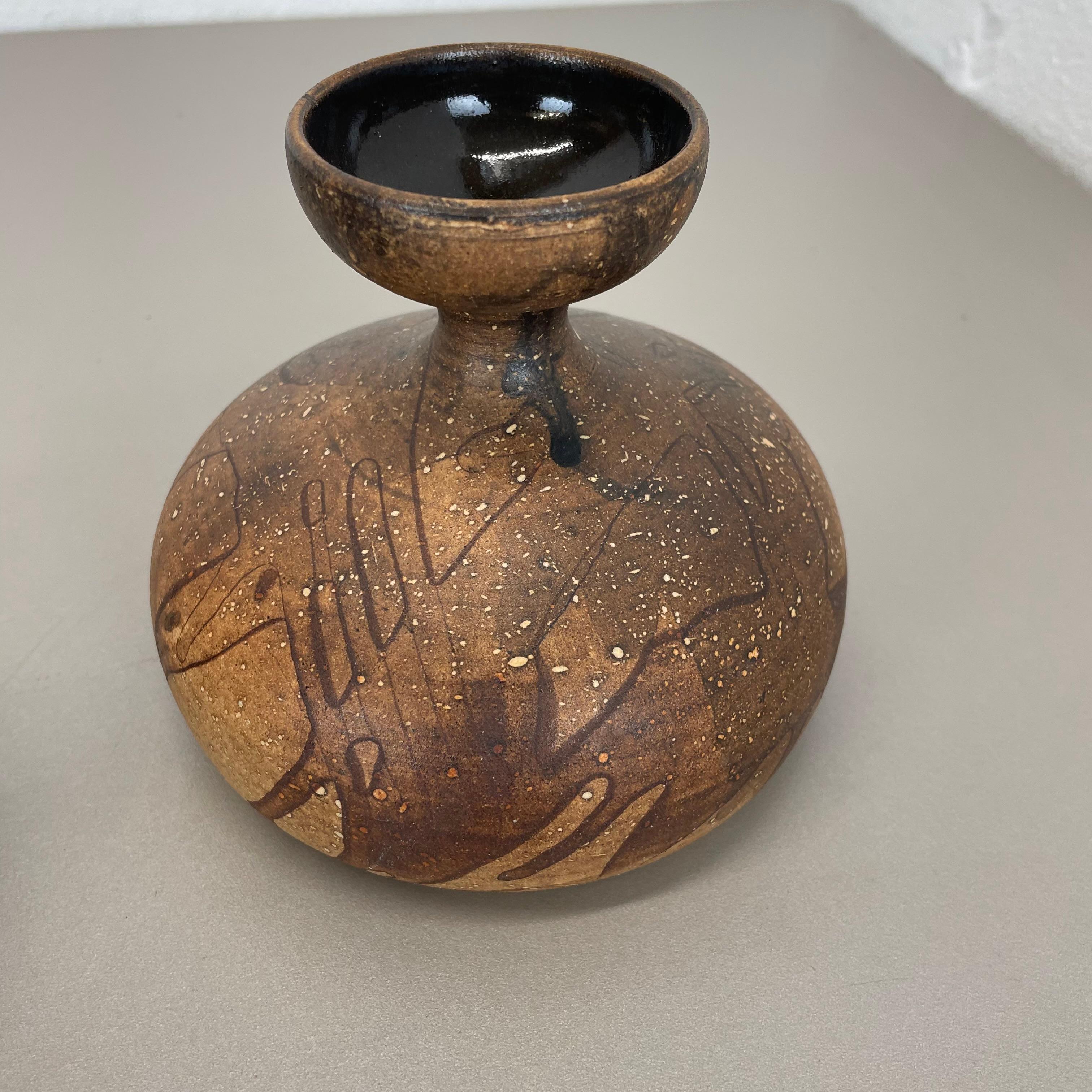 Satz von 2 Studio Pottery Skulpturale Objekte Gerhard Liebenthron, Deutschland, 1980er Jahre im Angebot 3