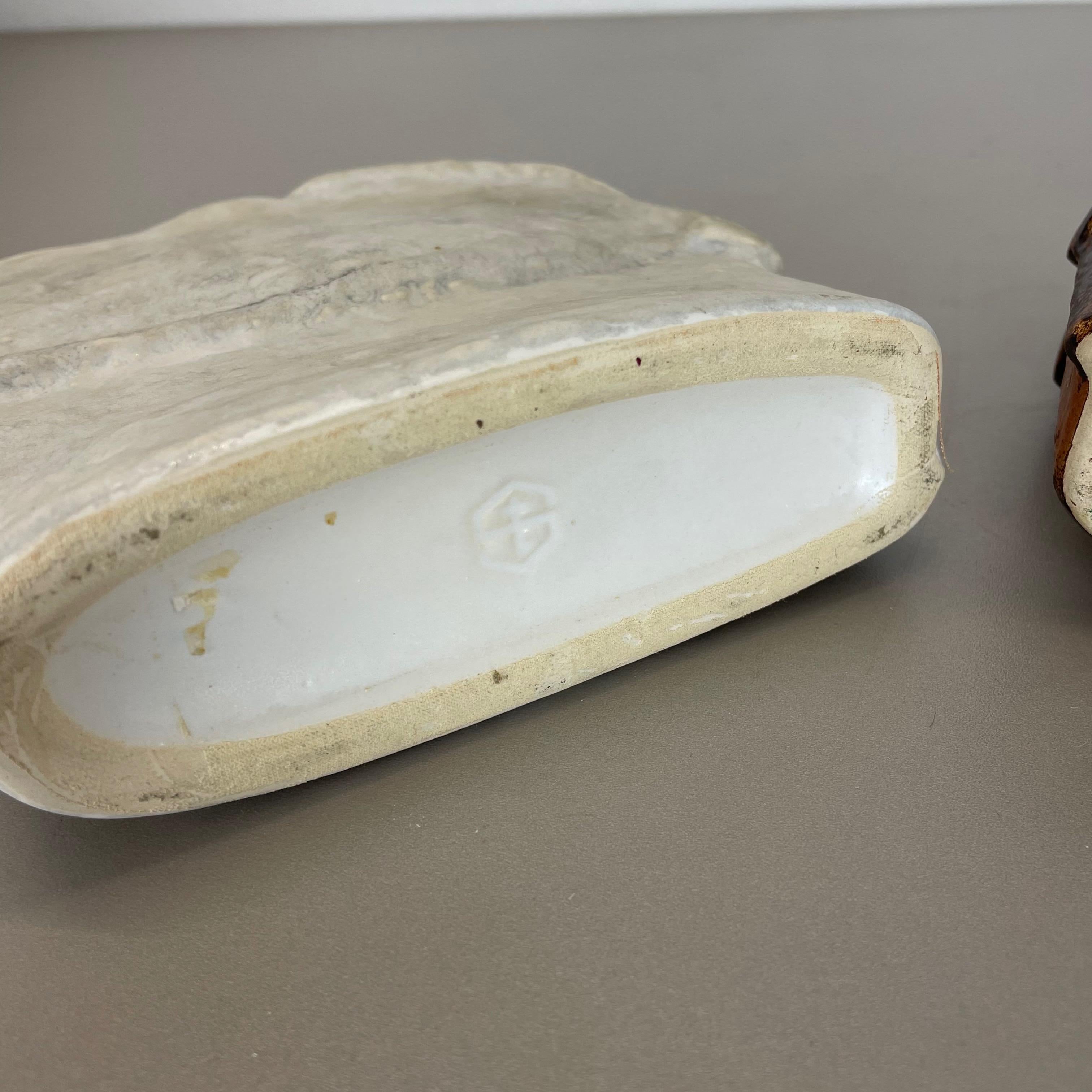 Juego de 2 Jarrón Studio Pottery Object de Heiner Balzar para Steuler, Alemania, años 70 en venta 8