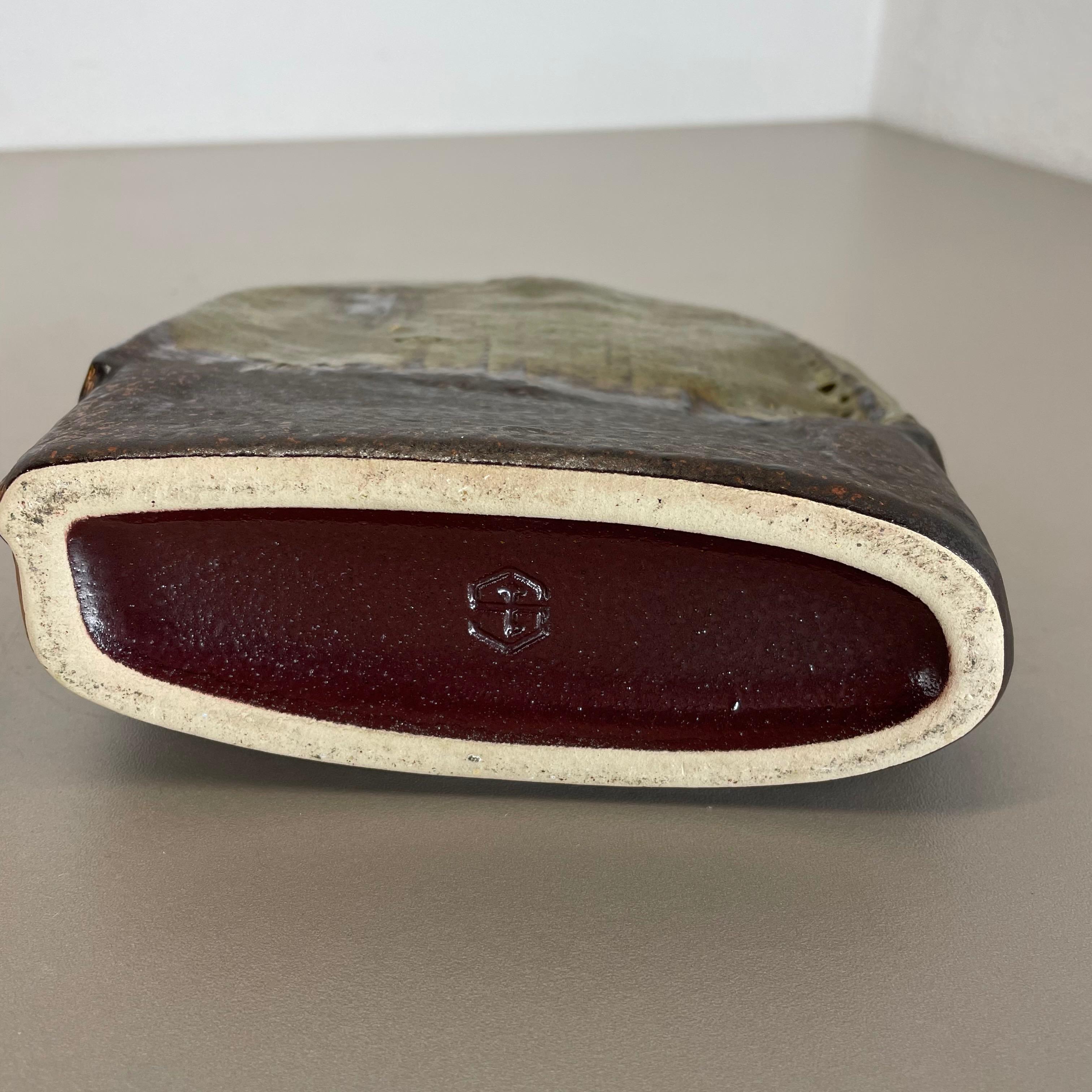 Juego de 2 Jarrón Studio Pottery Object de Heiner Balzar para Steuler, Alemania, años 70 en venta 9