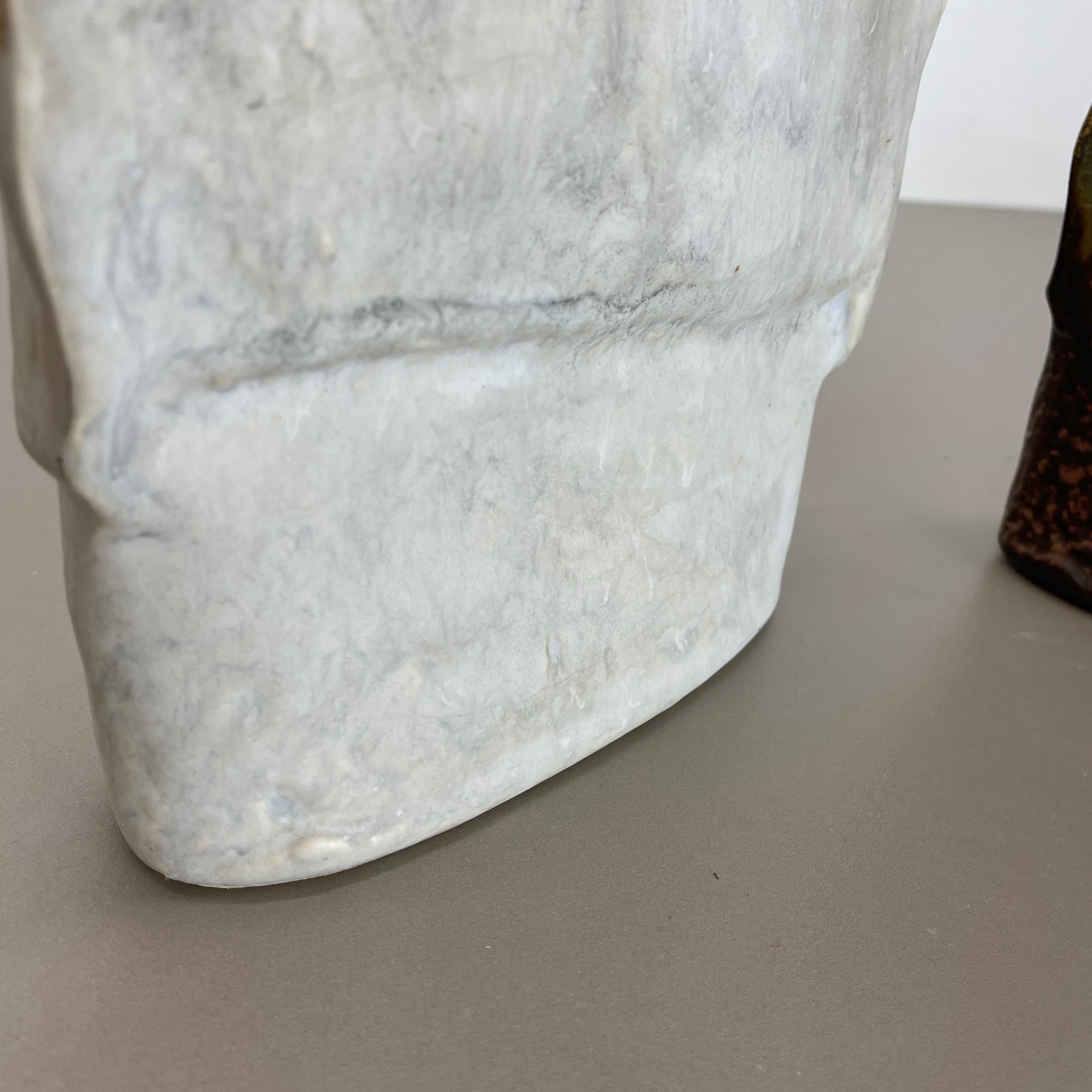 Juego de 2 Jarrón Studio Pottery Object de Heiner Balzar para Steuler, Alemania, años 70 Cerámico en venta
