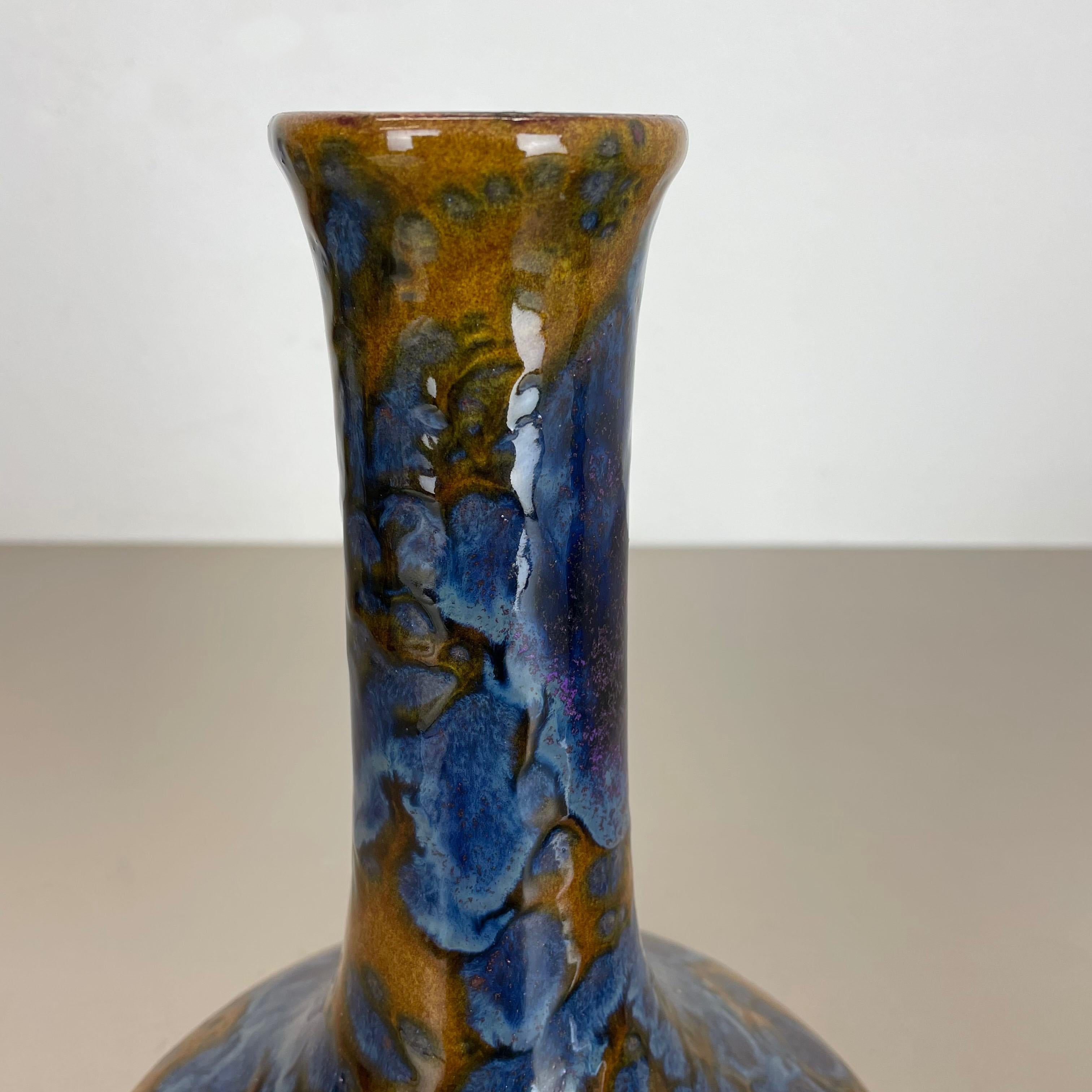 Ensemble de 2 vases « Super Glaze » en céramique Studio Pottery de Marei Ceramics, Allemagne, années 1970 en vente 2