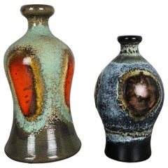 Ensemble de 2 vases super rares en céramique de Dümmler et Breiden, Allemagne, années 1950