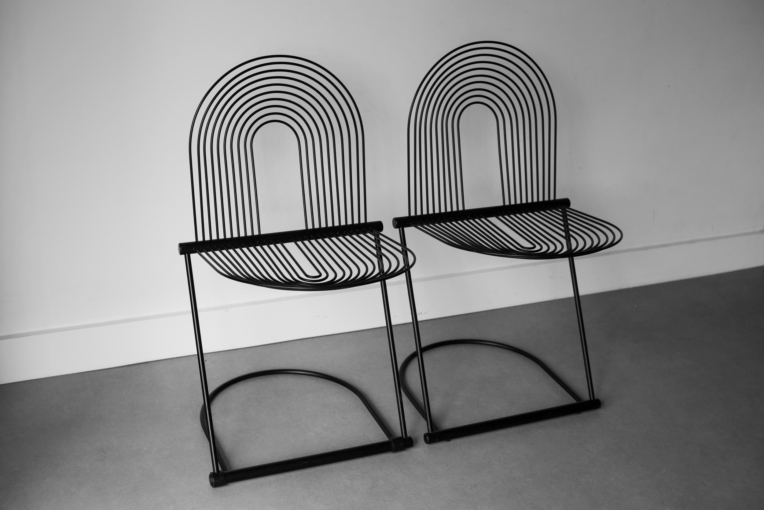 German Set of 2 swing-chairs Jutta & Herbert Ohl