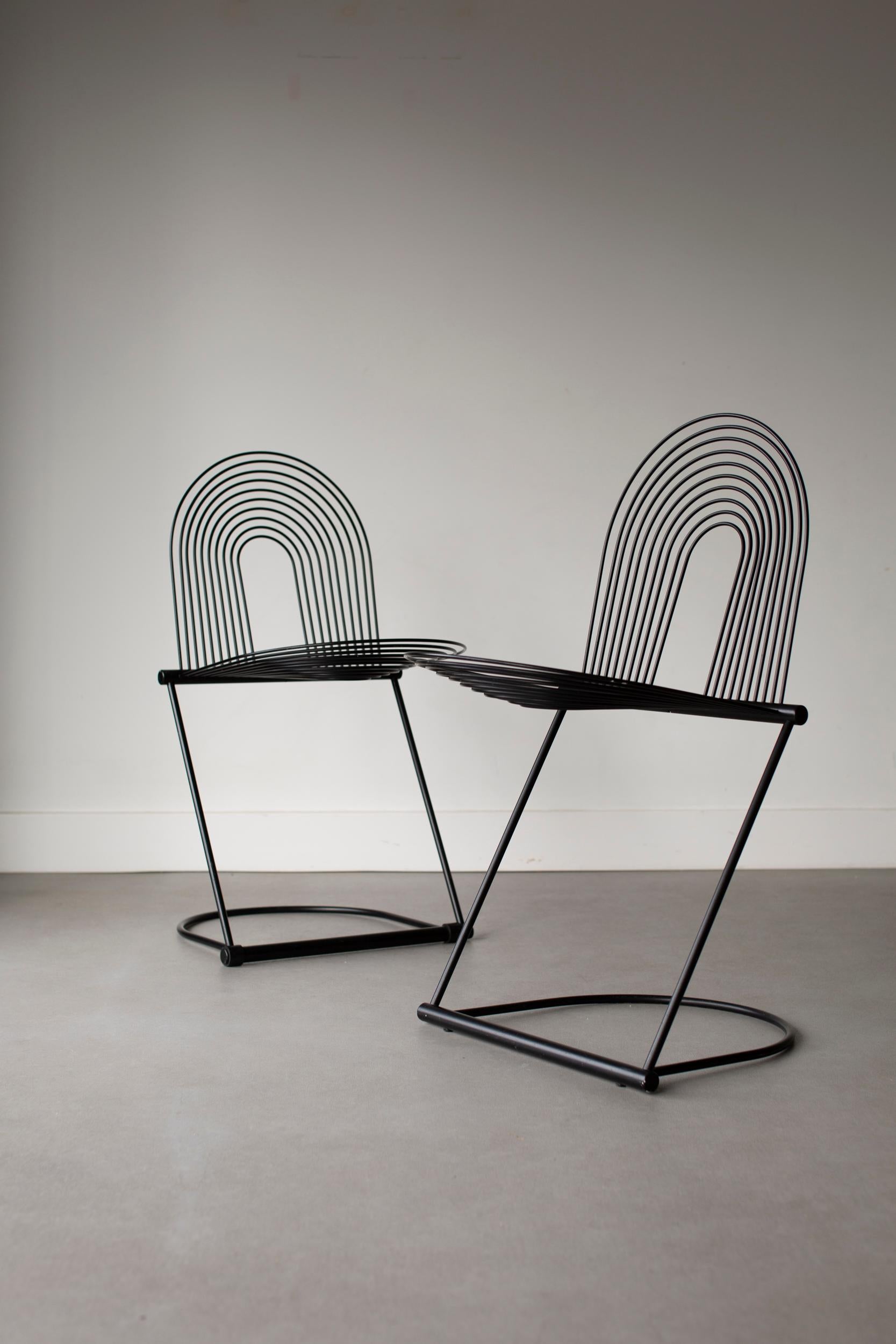 Set of 2 swing-chairs Jutta & Herbert Ohl In Good Condition In GOOR, NL