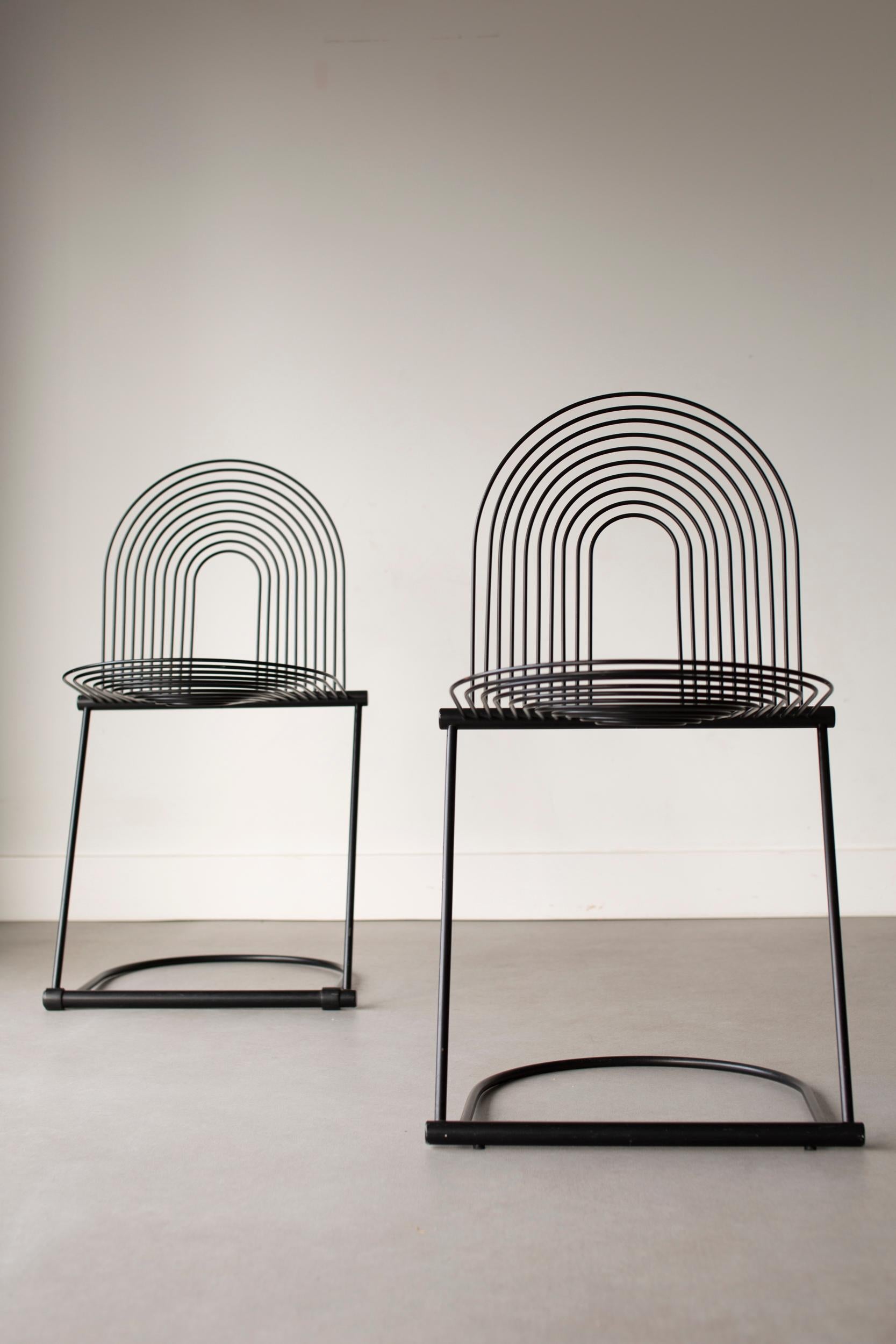 Set of 2 swing-chairs Jutta & Herbert Ohl 1