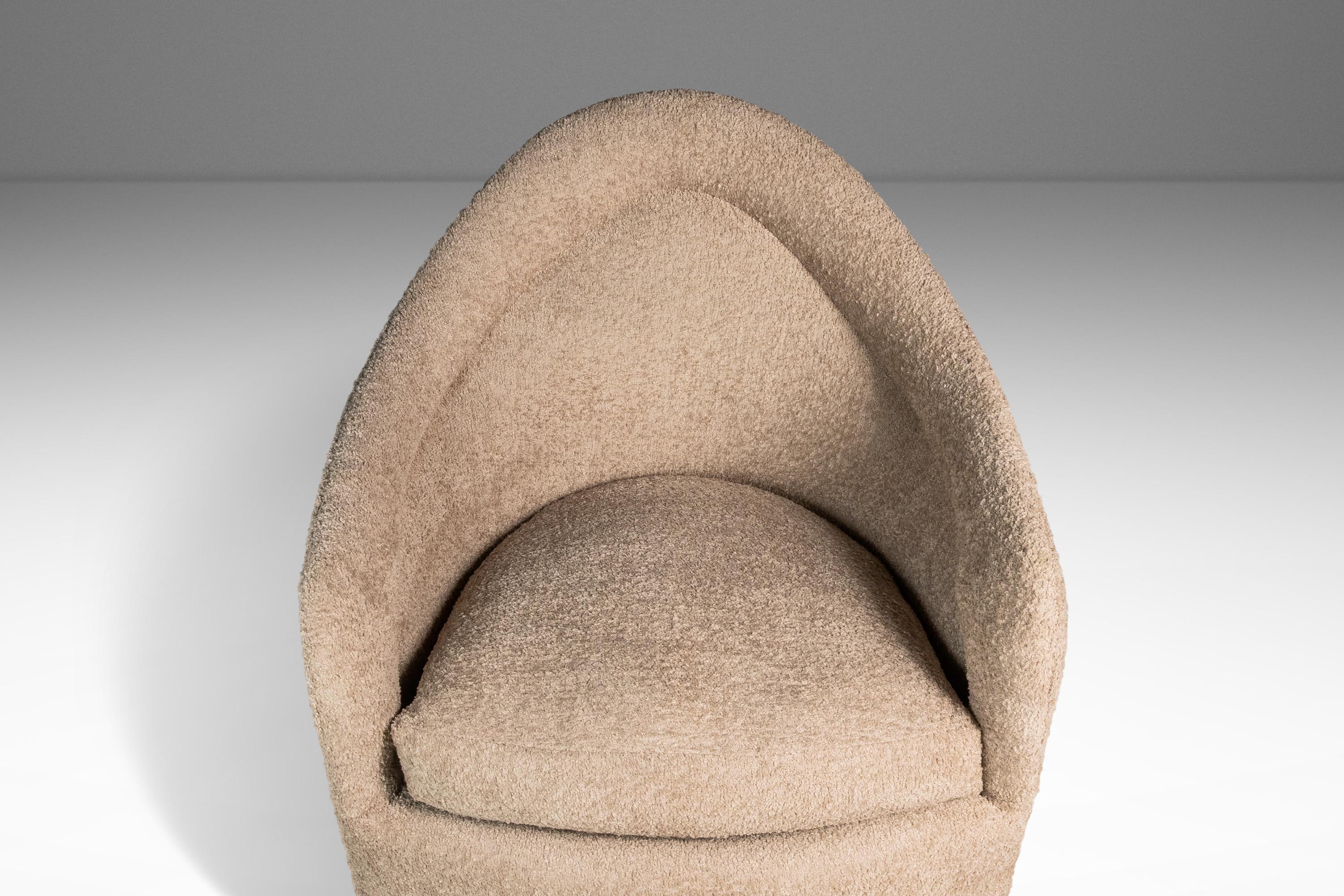 Ensemble de 2 pièces  Chaises de bain pivotantes, Adrian Pearsall pour Craft Associates, USA, c.C. en vente 8