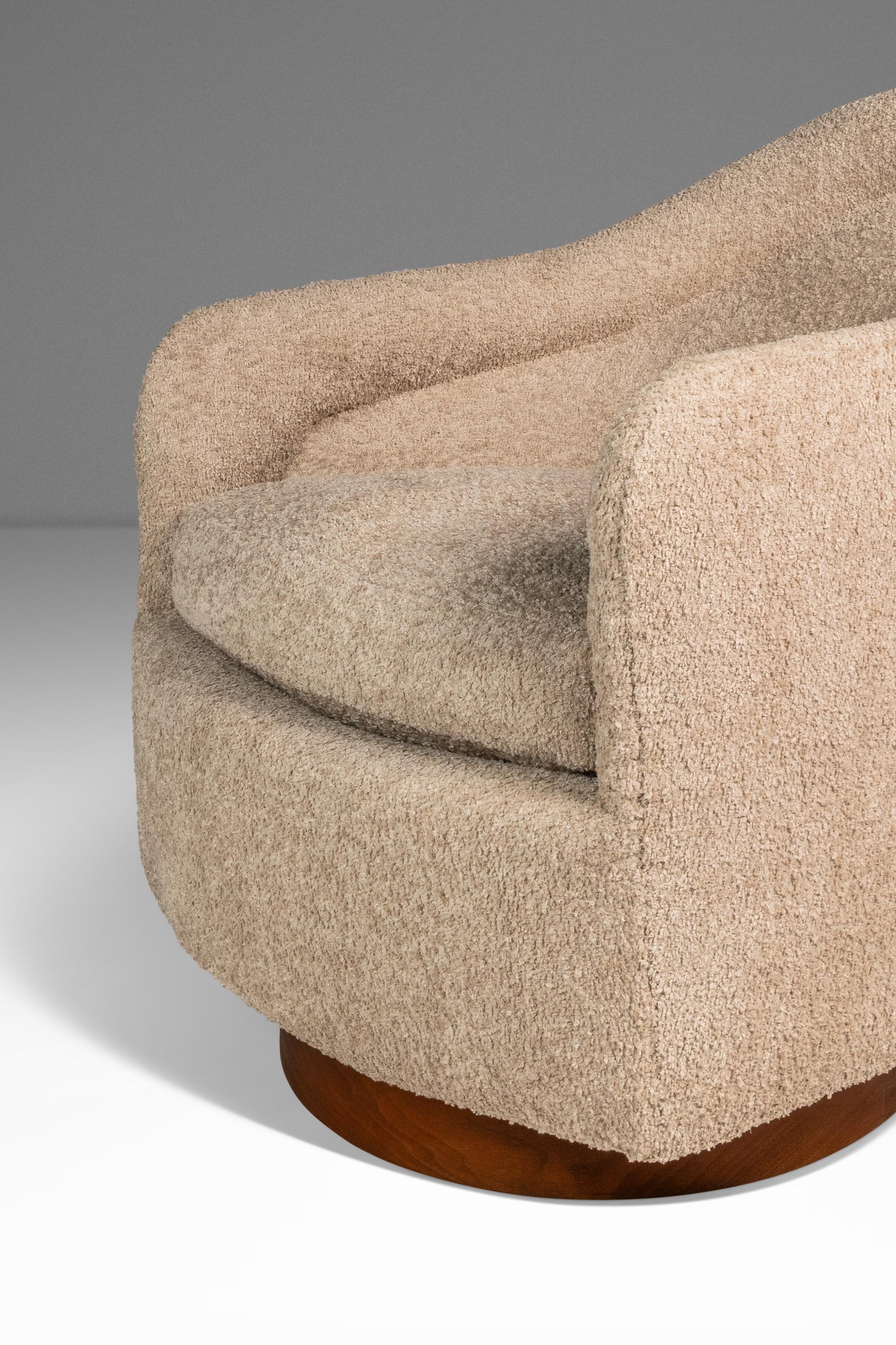 Ensemble de 2 pièces  Chaises de bain pivotantes, Adrian Pearsall pour Craft Associates, USA, c.C. en vente 12