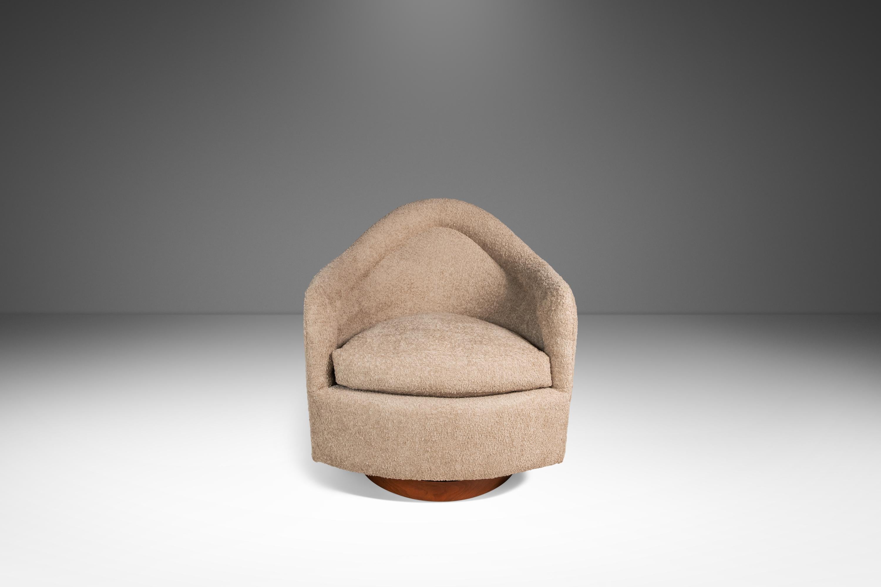 Américain Ensemble de 2 pièces  Chaises de bain pivotantes, Adrian Pearsall pour Craft Associates, USA, c.C. en vente