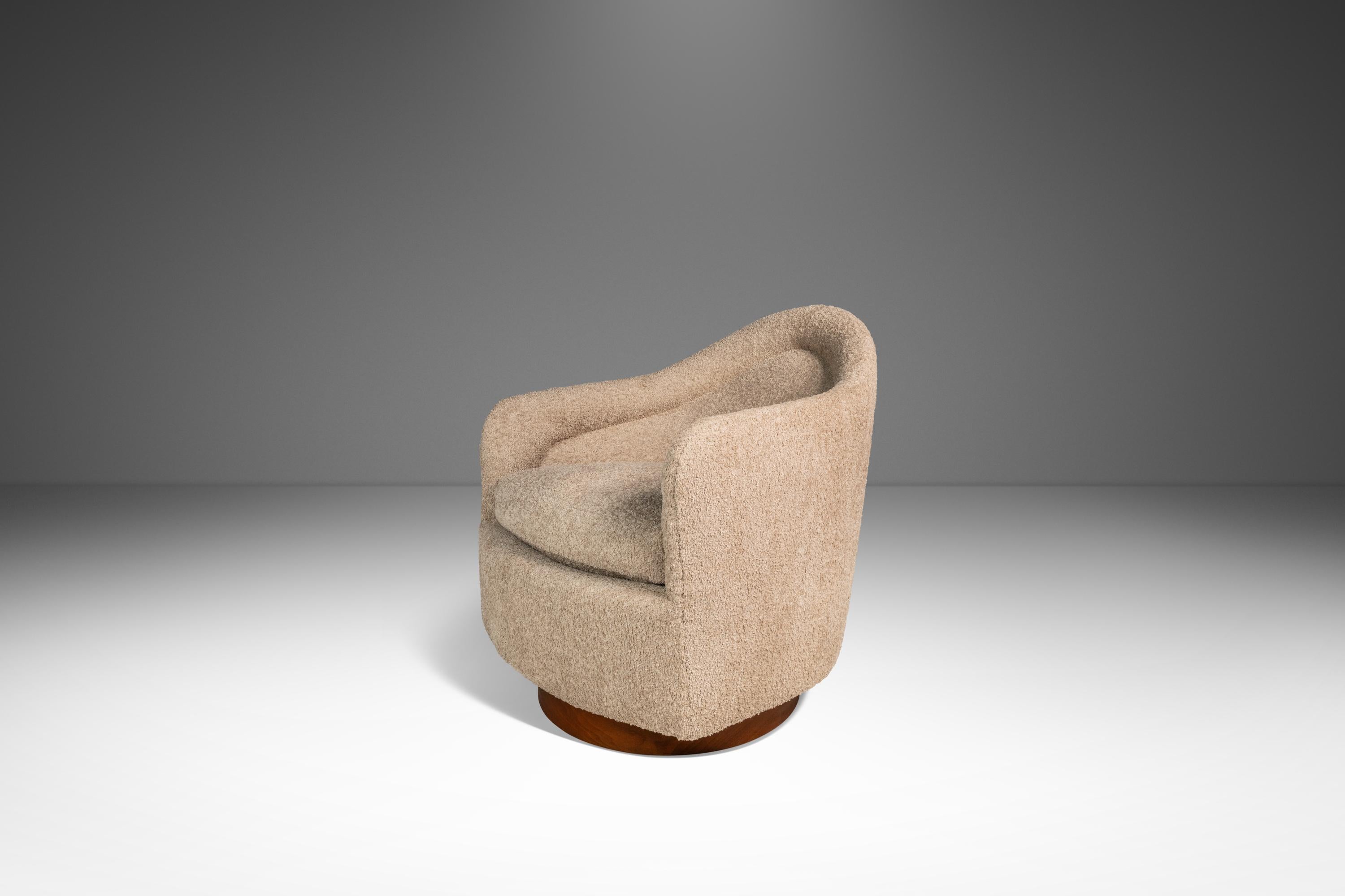 Tissu Ensemble de 2 pièces  Chaises de bain pivotantes, Adrian Pearsall pour Craft Associates, USA, c.C. en vente