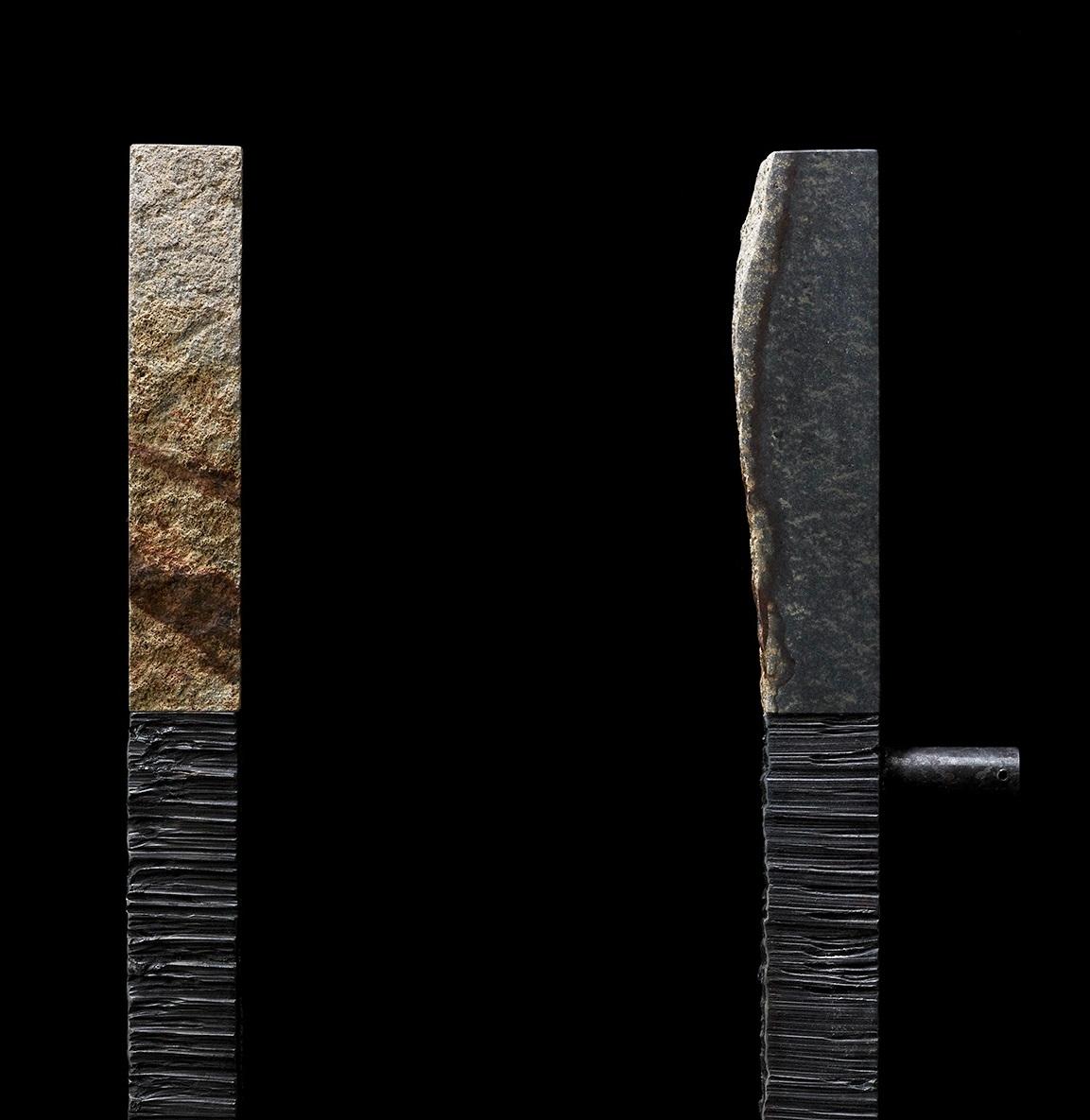 Japanese Set Of 2 T3 Sculptural Door Handles by Okurayama For Sale