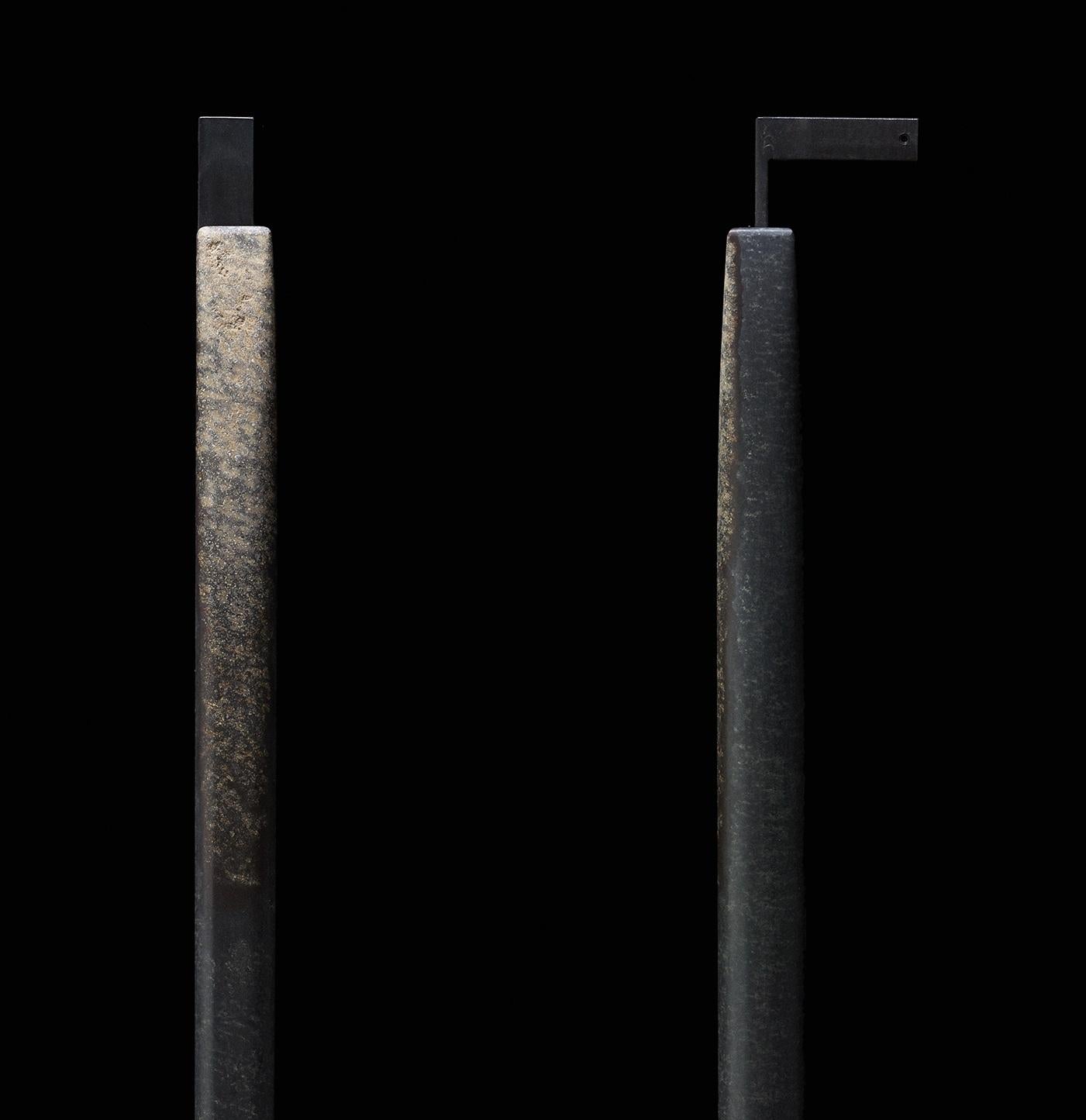 Modern Set Of 2 T4 Sculptural Door Handles by Okurayama For Sale