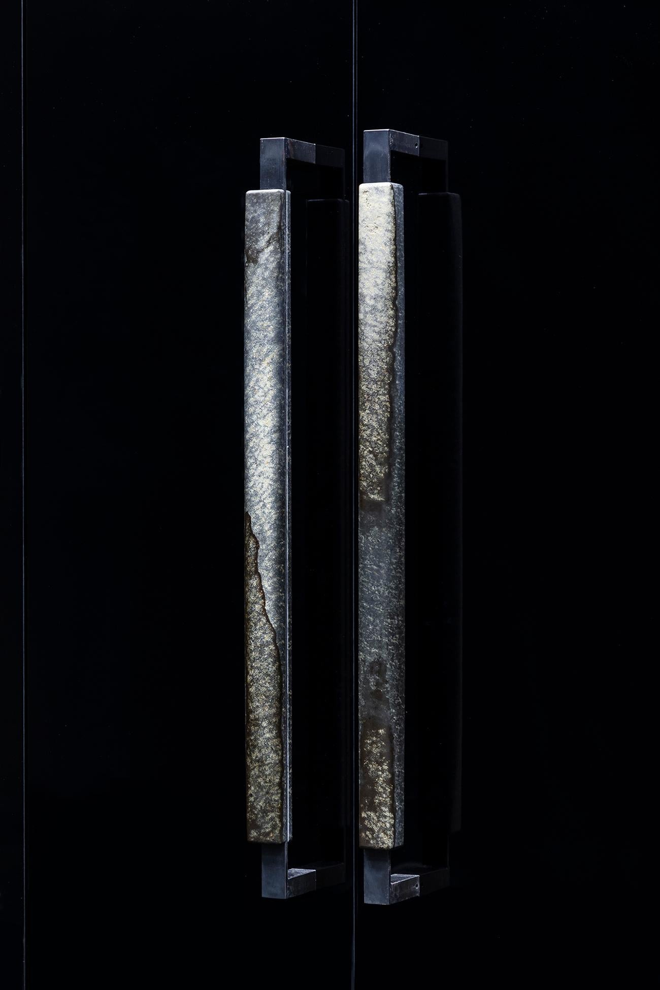 Other Set Of 2 T4 Sculptural Door Handles by Okurayama For Sale