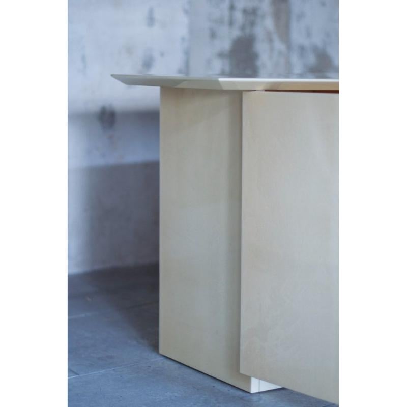 Set of 2 Table and Sideboard by Aldo Tura, Italy, 1960s For Sale 9
