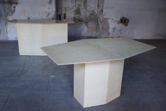 Set of 2 Table and Sideboard by Aldo Tura, Italy, 1960s