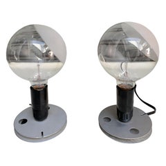 Set of 2 Table Lamps Called Lampadina by Achille Castiglioni, 1972