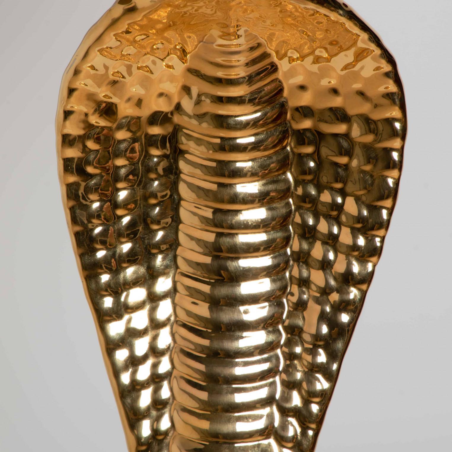 Set aus 2 Tischlampen „Corbra“ aus Keramik von Tommaso Barbi, 1960er Jahre (Moderne der Mitte des Jahrhunderts) im Angebot