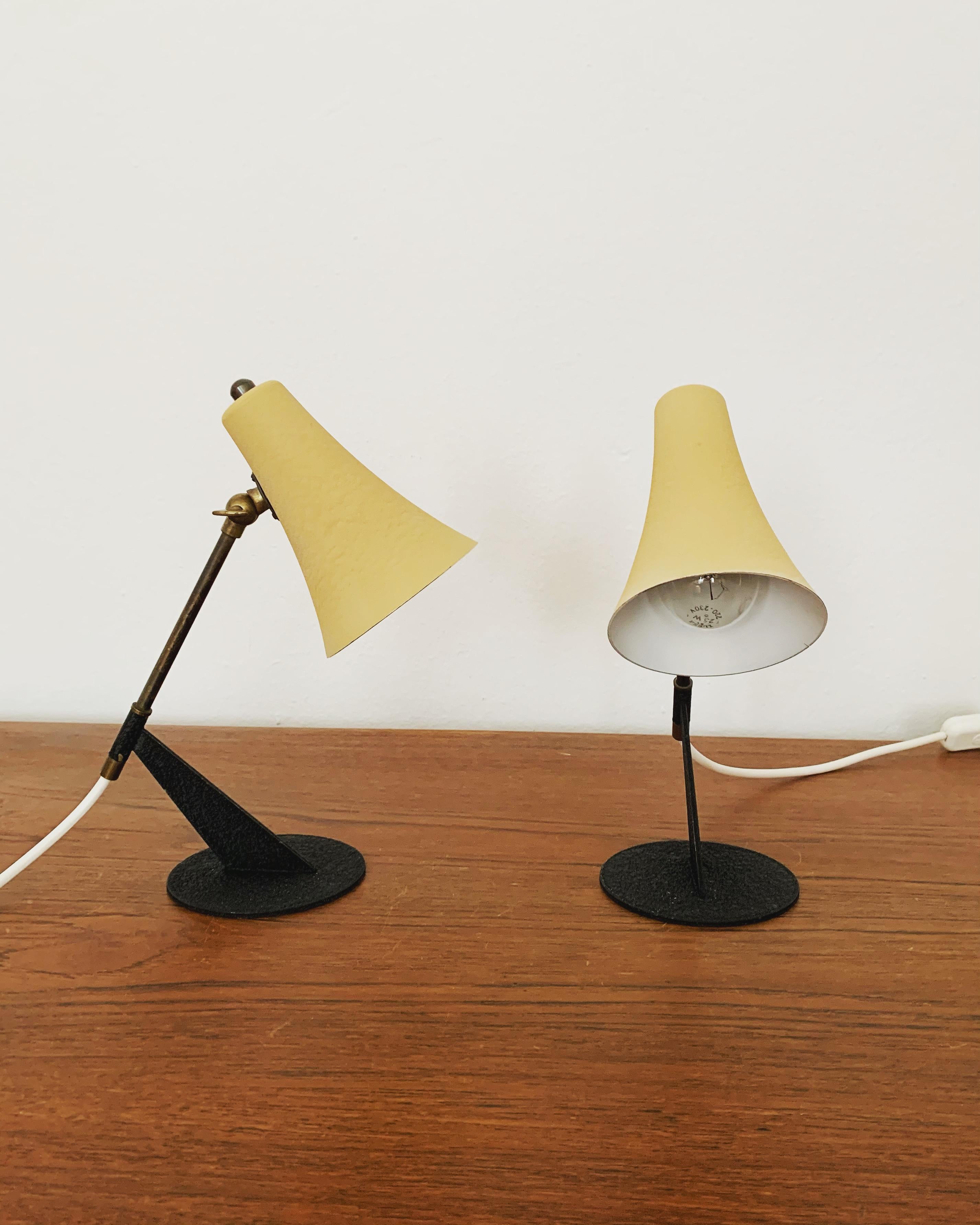 German Set of 2 Table Lamps For Sale
