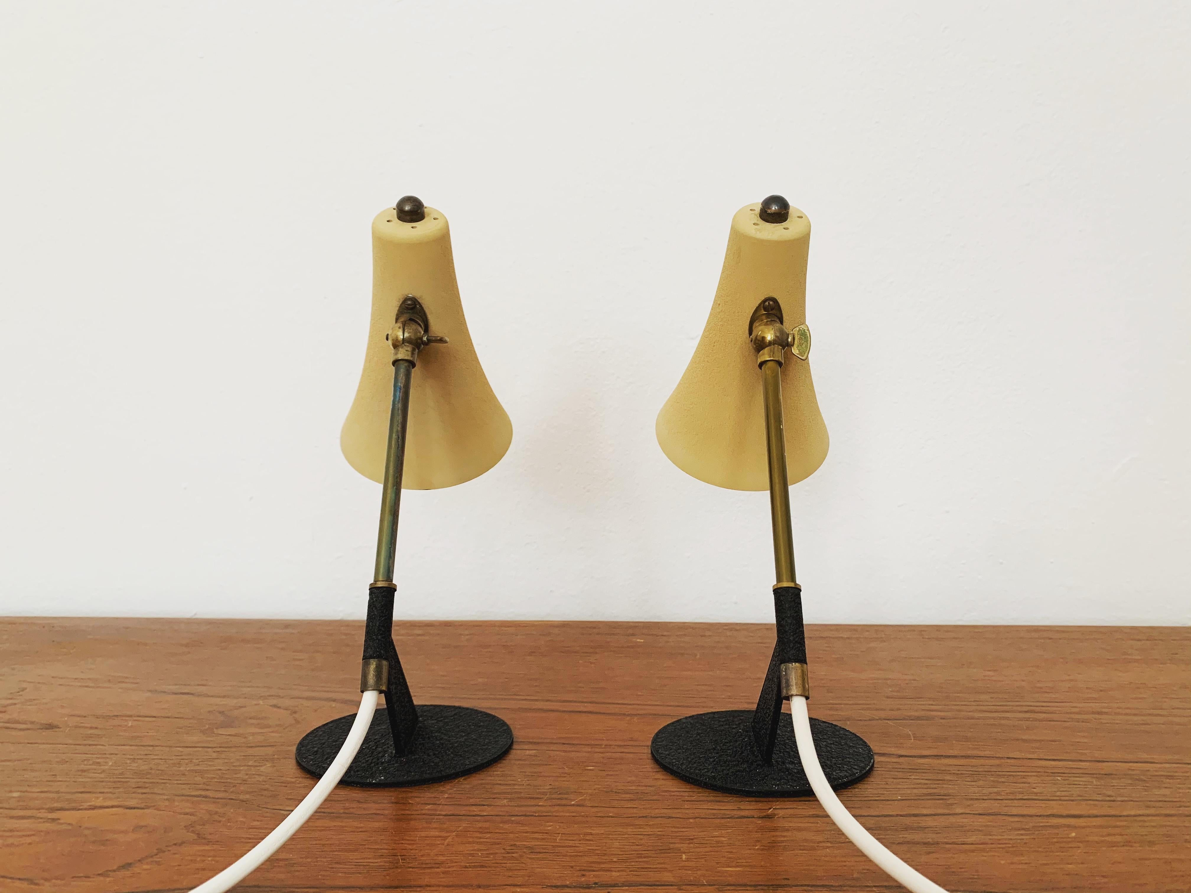 Ensemble de 2 lampes de table Bon état - En vente à München, DE