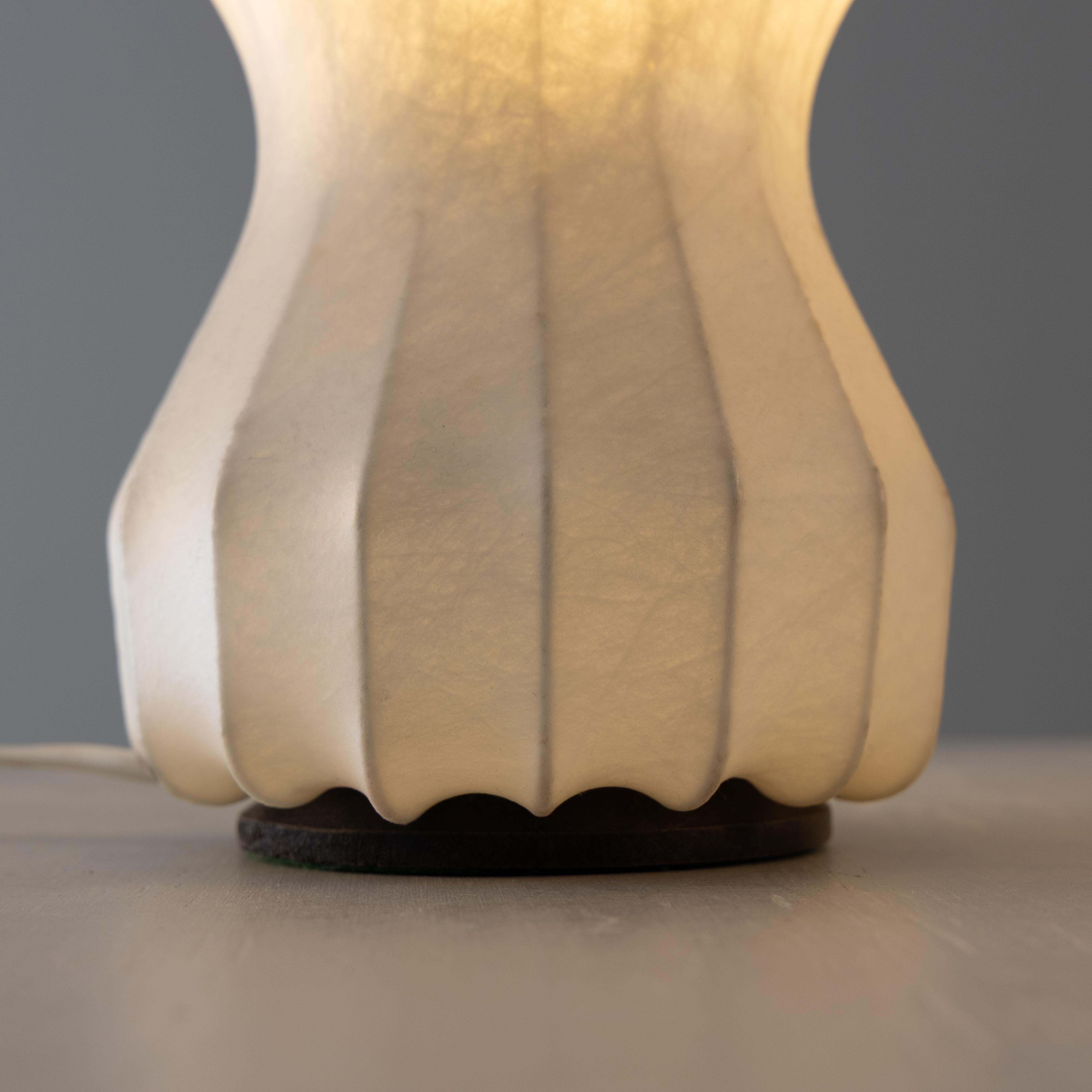 Rubber Set of 2 table lamps mod. “Gatto”, Achille and Pier Giacomo Castiglioni for Flos For Sale