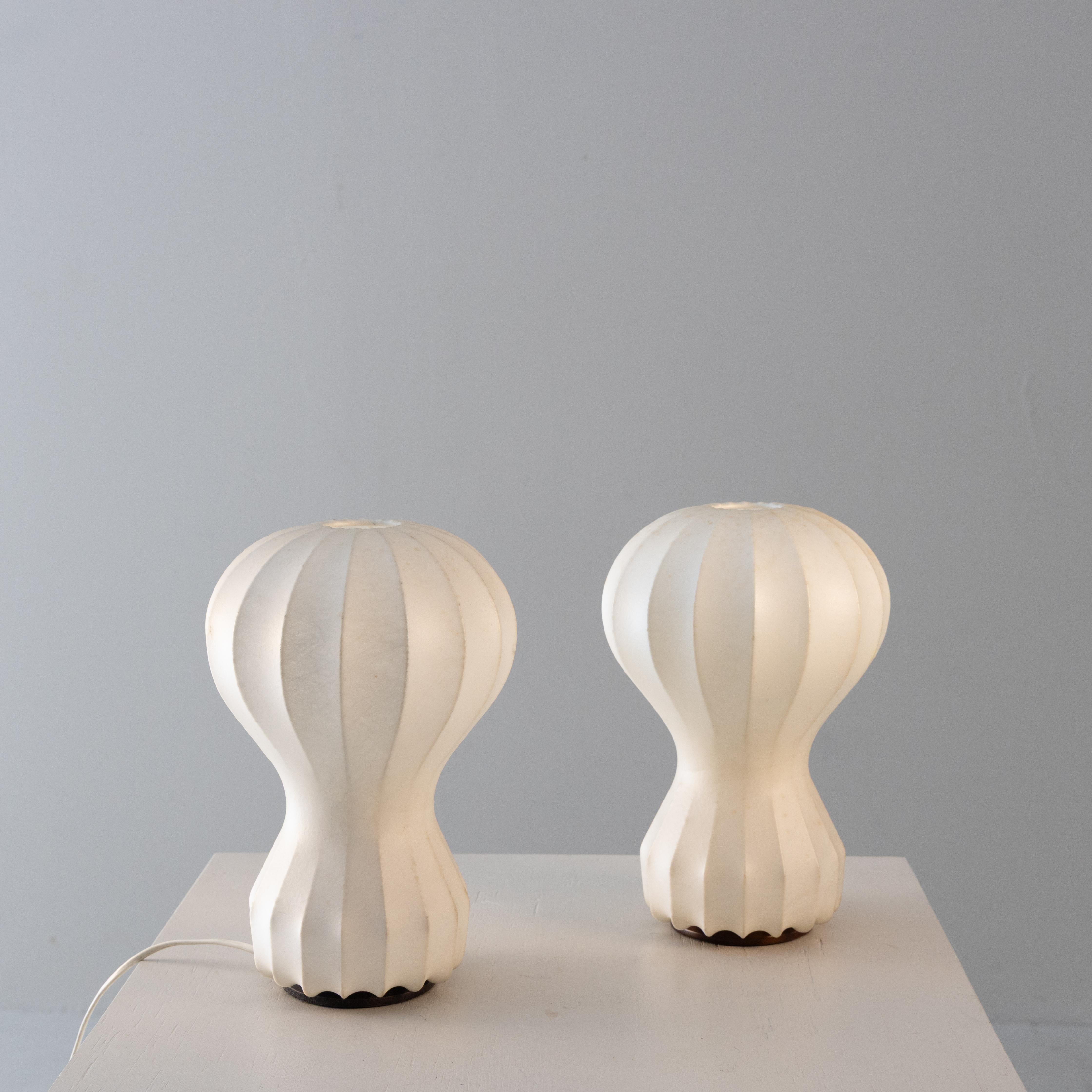 Set of 2 table lamps mod. “Gatto”, Achille and Pier Giacomo Castiglioni for Flos For Sale 2