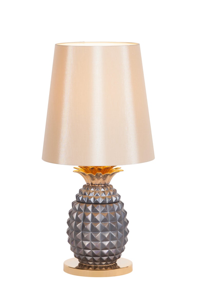 Set of 2 Table Lamps, Morais Table Lamp, Cream Lampshade, Handmade in