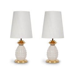 Set of 2 Table Lamps, Morais Table Lamp, Cream Lampshade, Handmade in Portugal