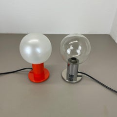 set of 2 Table Light Glass Bulb Designed by Motoko Ishi for STAFF Lights, 1970s