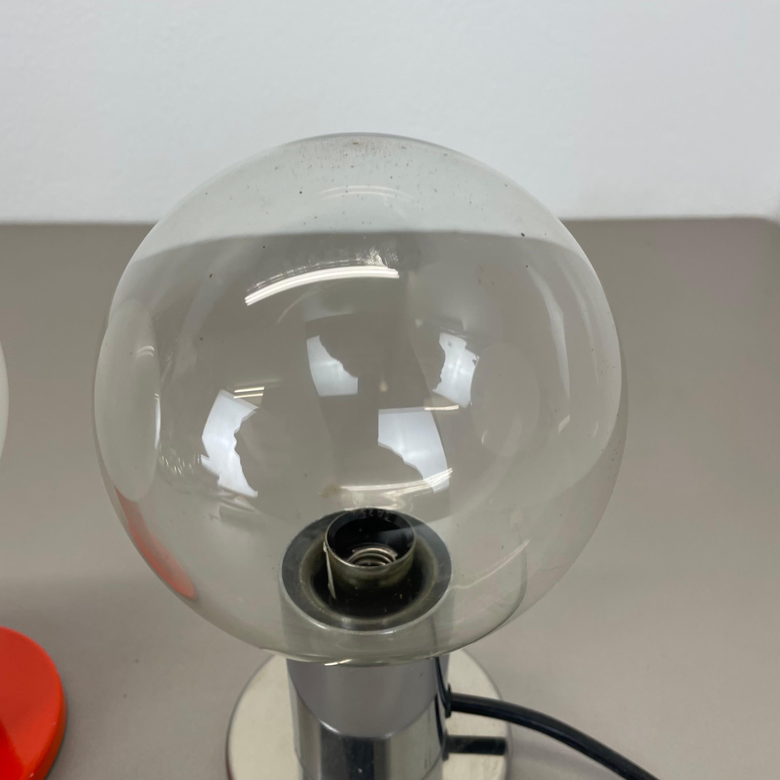 20th Century set of 2 Table Light Glass Bulb Designed by Motoko Ishi for STAFF Lights, 1970s For Sale