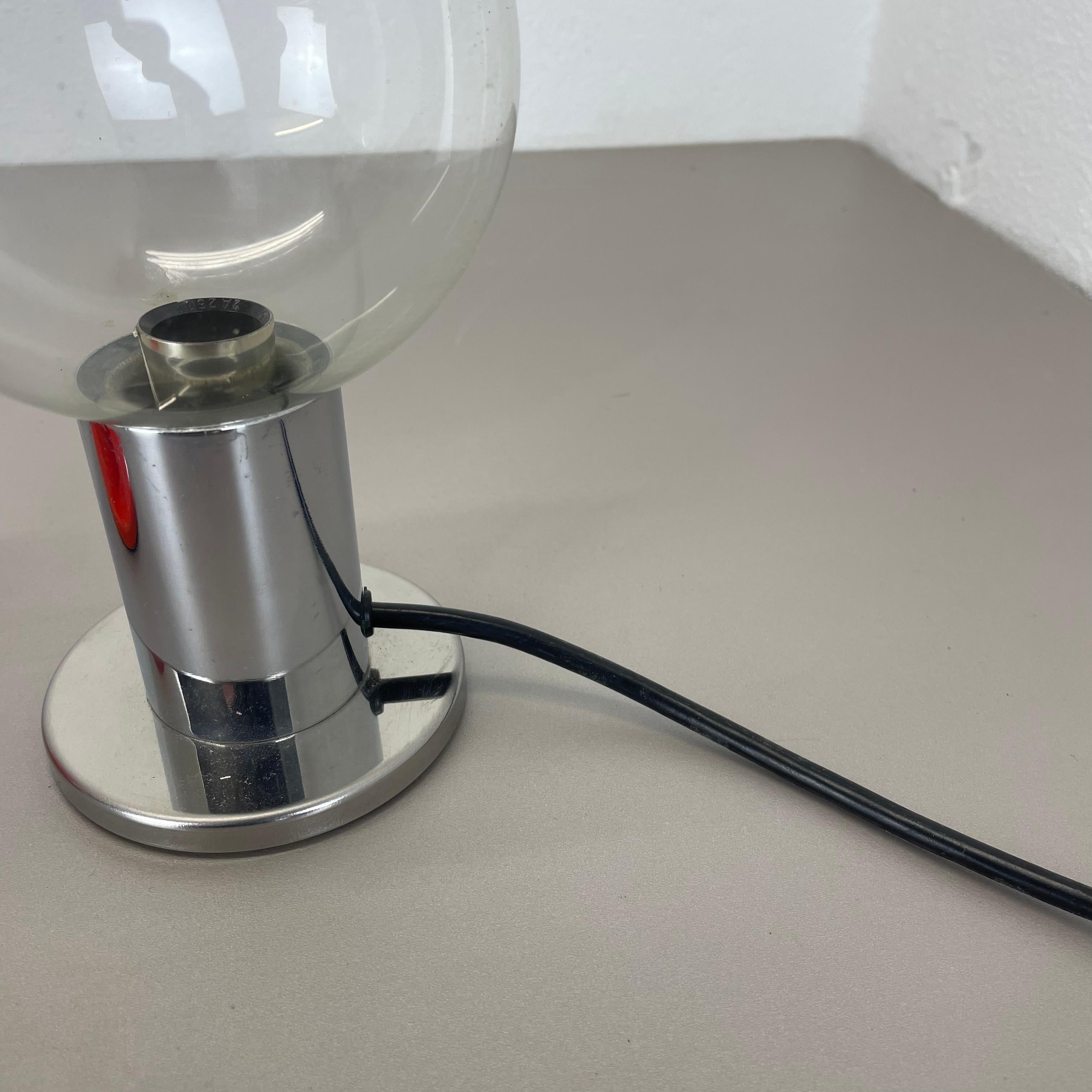 set of 2 Table Light Glass Bulb Designed by Motoko Ishi for STAFF Lights, 1970s For Sale 1