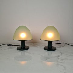 Satz von 2 Tisch- oder Nachttischlampen - Model No. von Valenti, Cusago (Mailand), 1980er