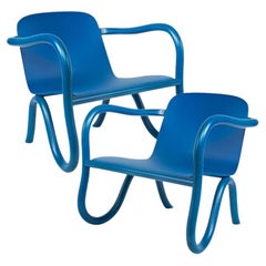 Set of 2 Tahiti Blue, Kolho Original Lounge Chairs, MDJ Kuu by Made by Choice