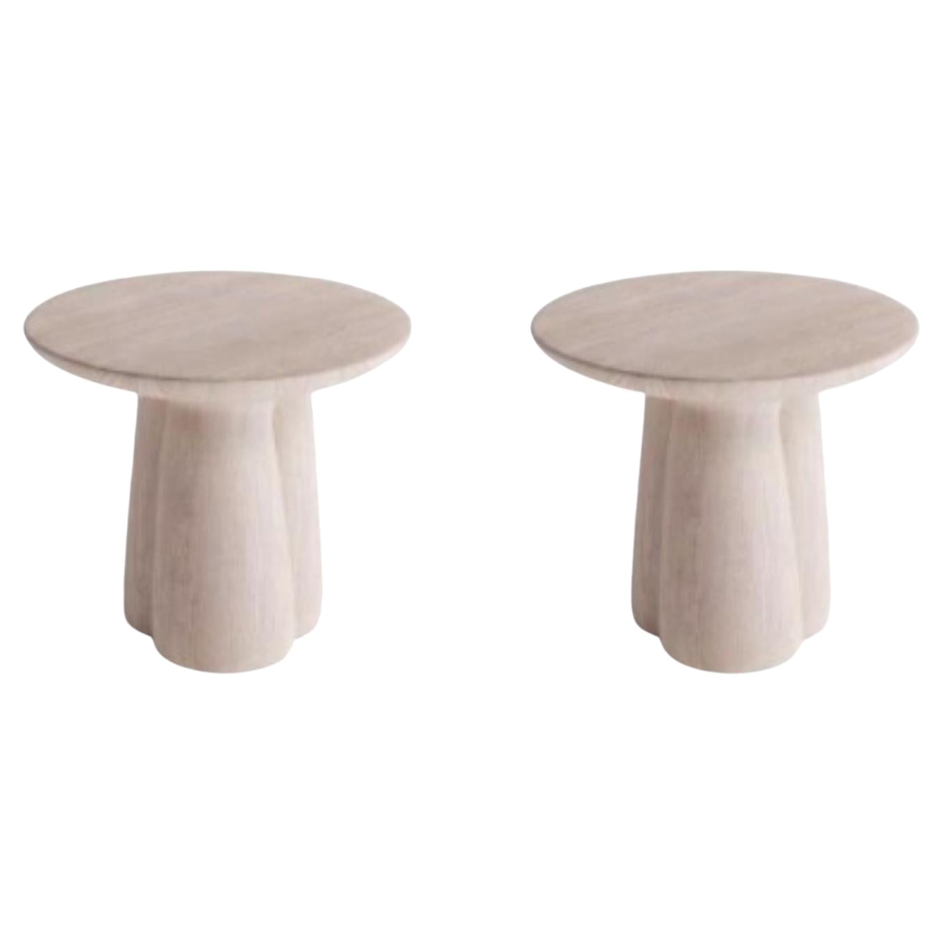 Set di 2 tavolini alti di Faina