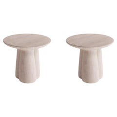 Set of 2 Tall Coffee Tables by Faina