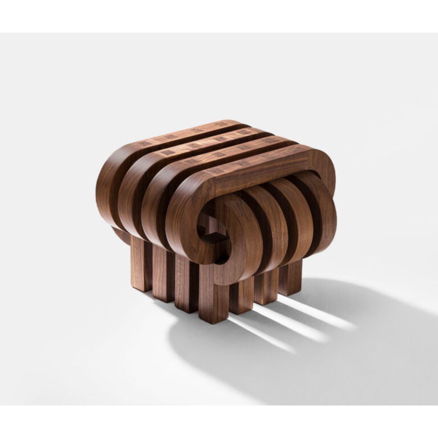 2er-Set Tamga-Hocker von Tolga Sencer im Angebot 4
