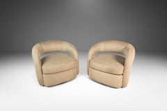 Satz von 2 "Targa" Stühlen, Weiman, Interlude Home nach Vladimir Kagan, USA, 2000er